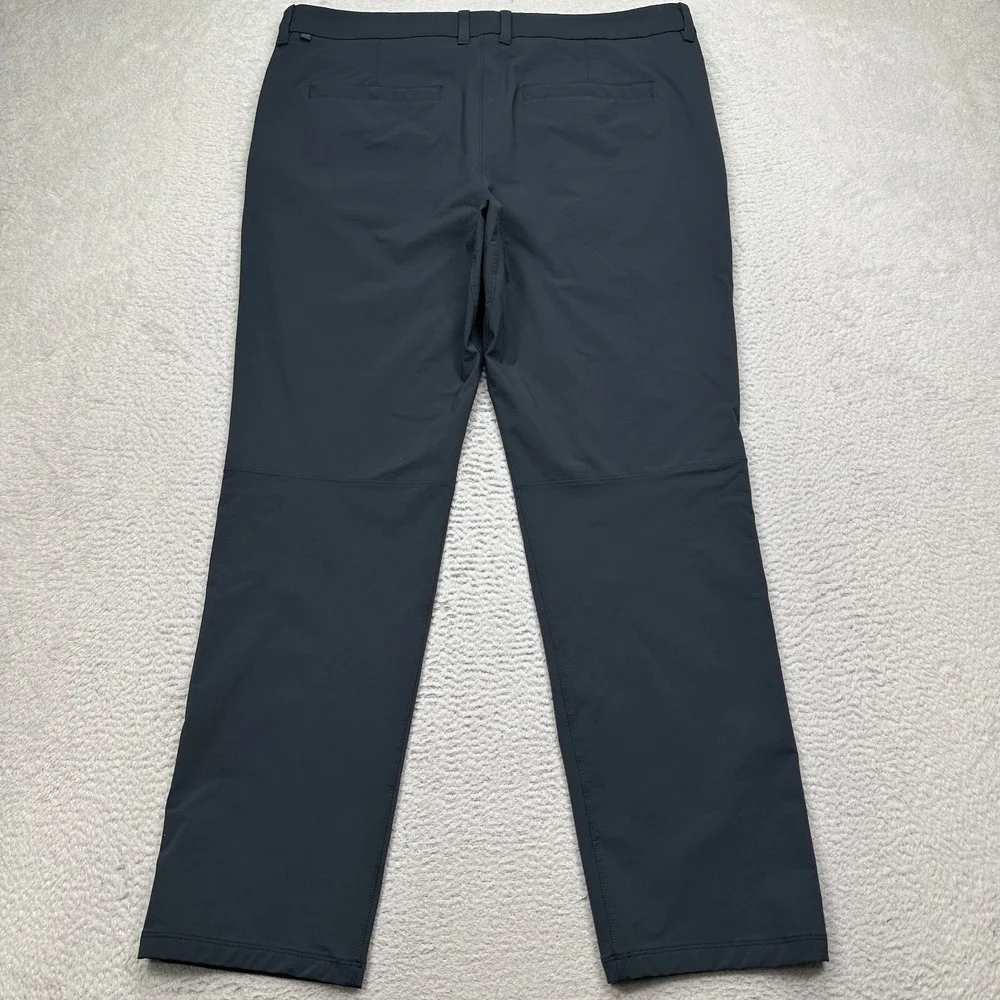 CRZ Yoga Pants Mens Size 36 (Fits 38X30) Gray Golf Performance Athleisure Sports